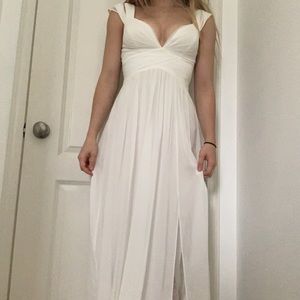 Long white prom dress lulus